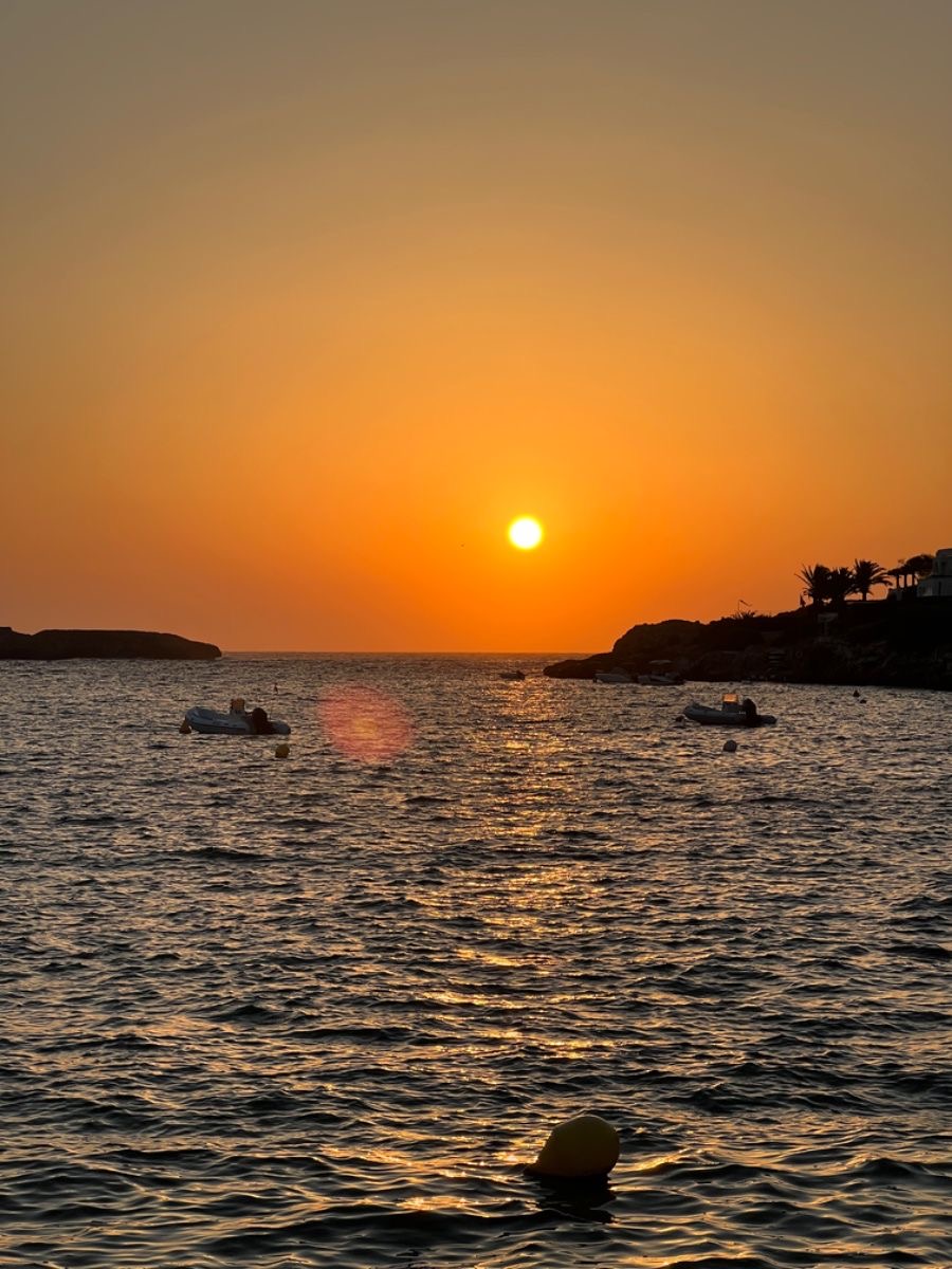Sunset at Cala d'Hort